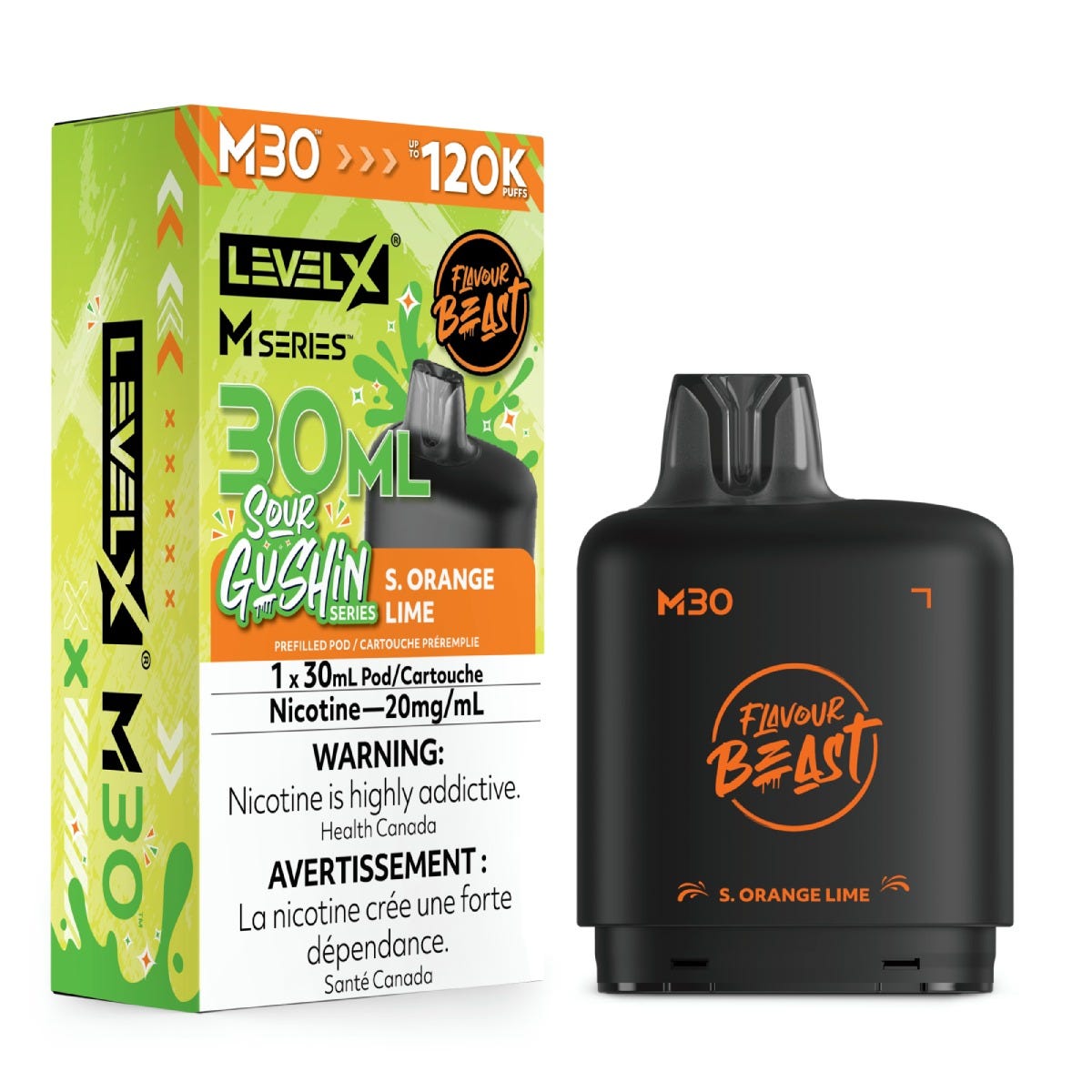 Level X M30 - S.G. S. Orange Lime